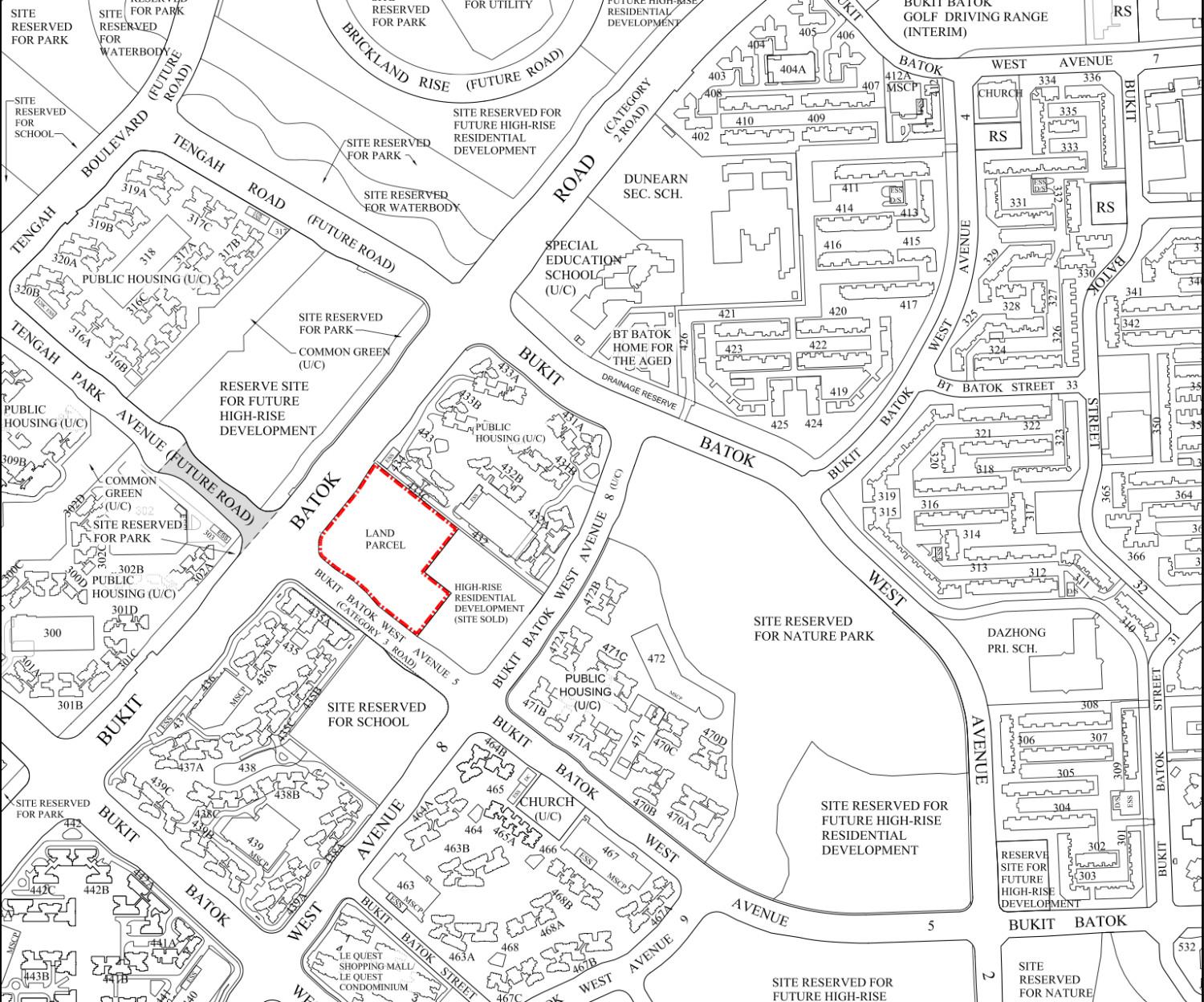 New EC site at Bukit Batok West Ave 5 launched for tender - Property News