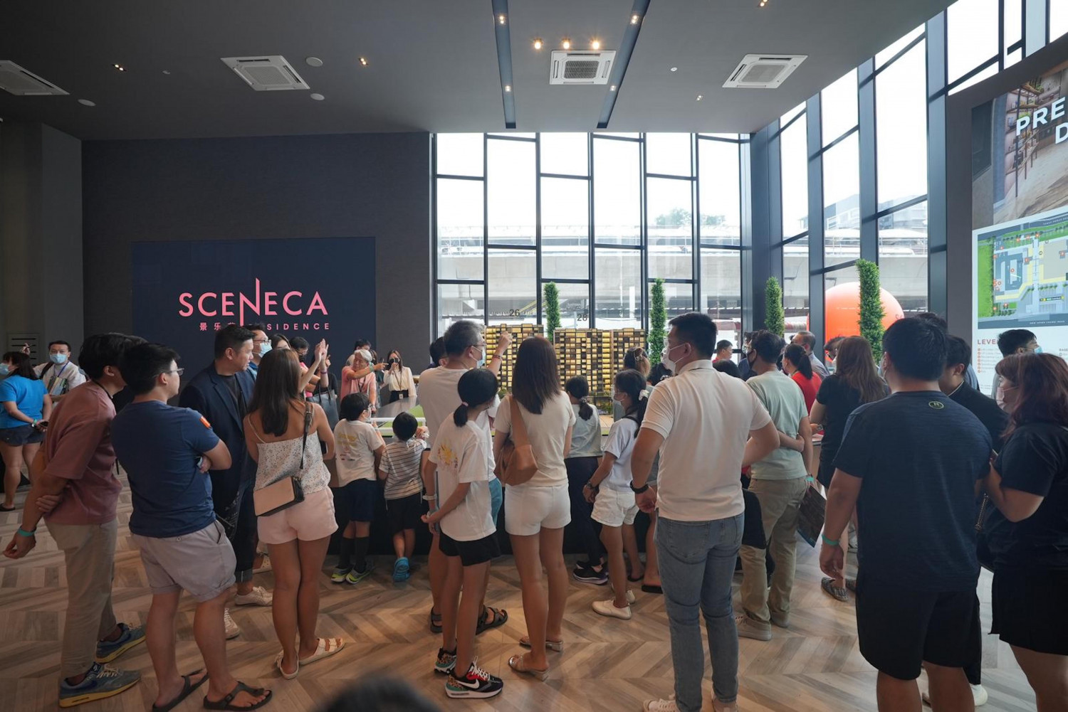 Sceneca Residence draws close to 3,000 visitors on first day of preview - Property News