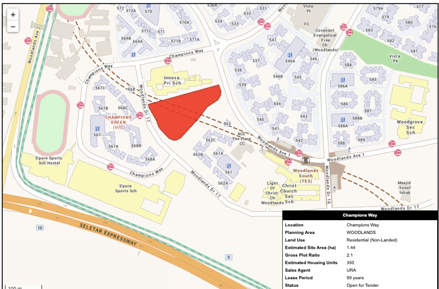 GLS sites at Champions Way, Lorong 1 Toa Payoh and Punggol Walk released for sale - Property News