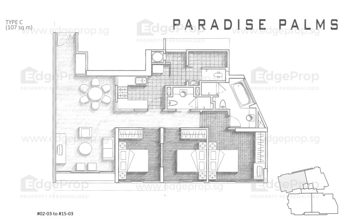 Paradise Palms Condominium located at East Coast / Marine Parade