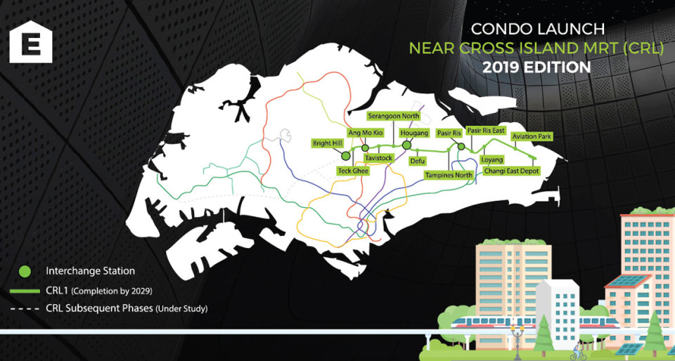 New Condo Launch within 500m of a Cross Island Line (CRL) Station: 2019 Edition - New launch property news