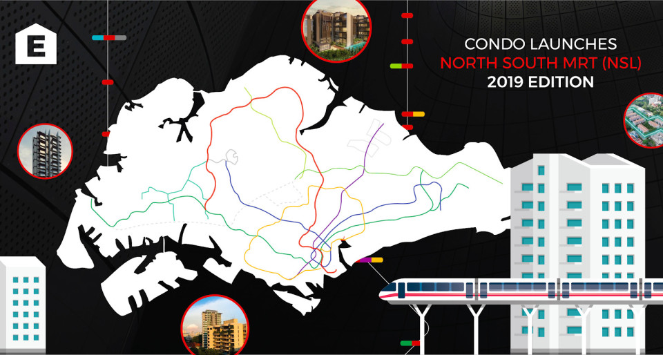 New Condo Launches within 500m of a North South Line (NSL) Station: 2019 Edition - New launch property news