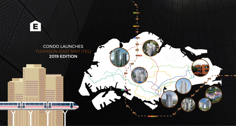 [UPDATED] New Condo Launches within 500m of a Thomson-East Coast Line (TEL) MRT Station: 2019 Edition  - New launch property news