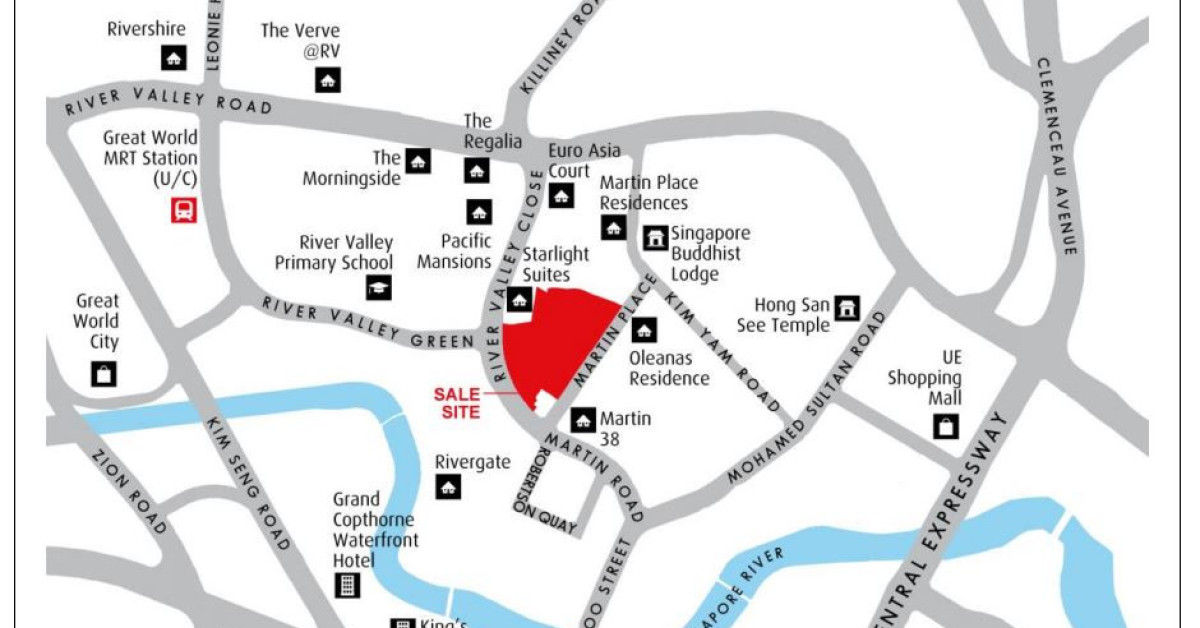 Martin Place residential site fetched $1,239 psf ppr - EDGEPROP SINGAPORE