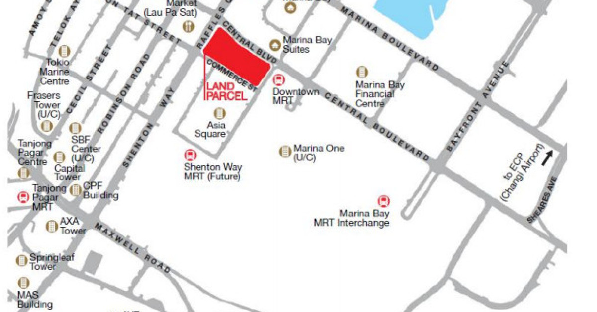 URA to launch Central Boulevard site for public tender - EDGEPROP SINGAPORE