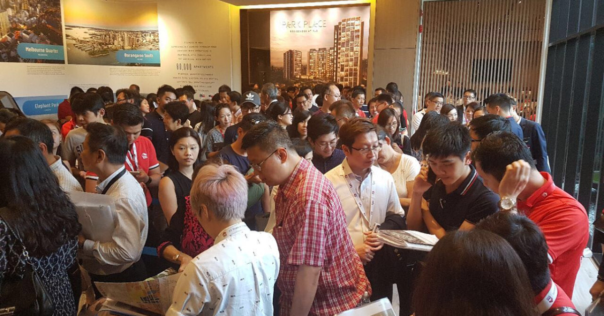 Half the units at Park Place Residences snapped up on first day of sales - EDGEPROP SINGAPORE