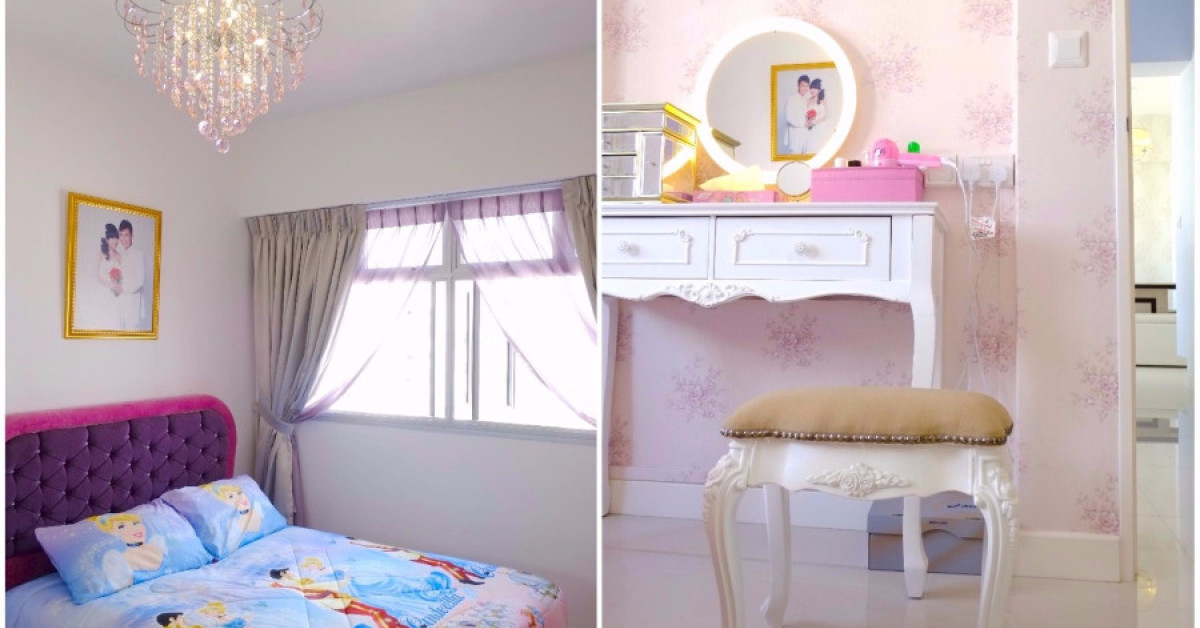 House Tour: Boon Hee and Gerlyn’s Princess-Themed HDB Home - EDGEPROP SINGAPORE