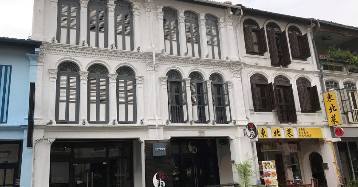 Shophouses on Mosque Street up for sale at $22 mil - EDGEPROP SINGAPORE