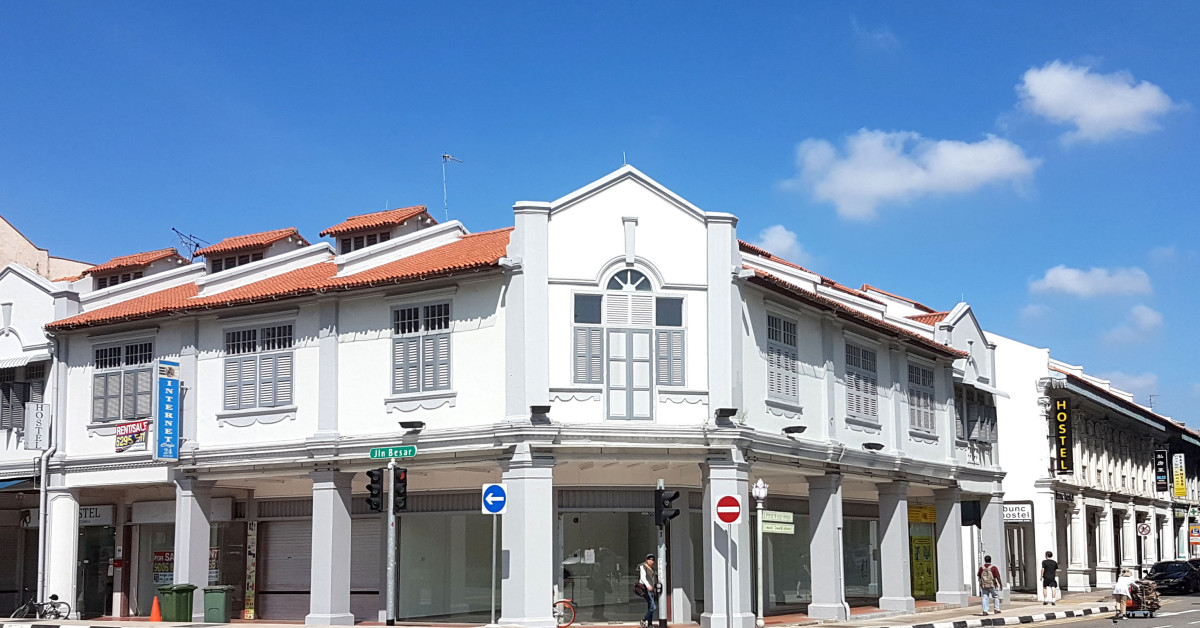 Freehold shophouses at 71 to 73B Jalan Besar going for $20 mil - EDGEPROP SINGAPORE