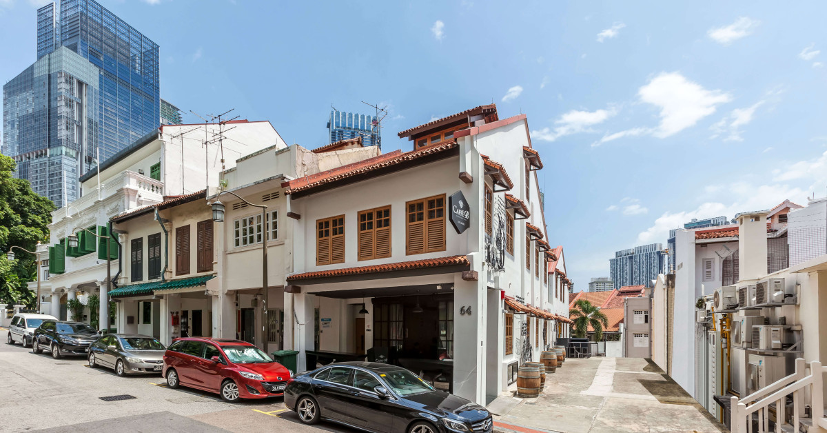 Shophouse at 64 Club Street up for sale with $25 mil price tag - EDGEPROP SINGAPORE