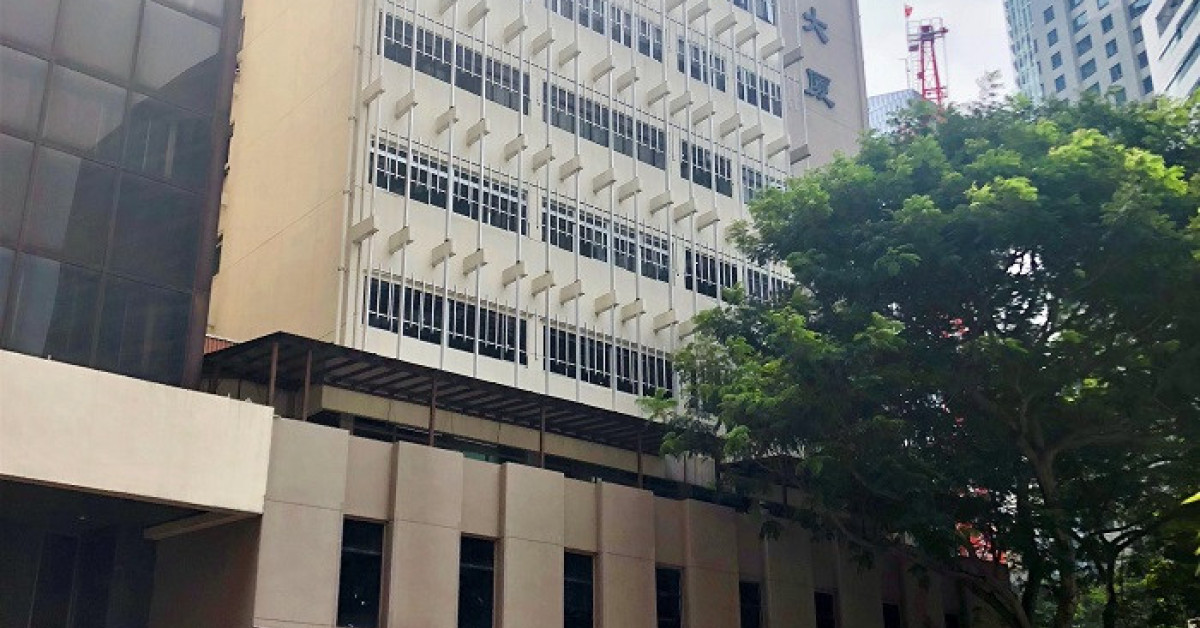 Ground floor strata F&B space in Grand Building selling for $18 mil - EDGEPROP SINGAPORE
