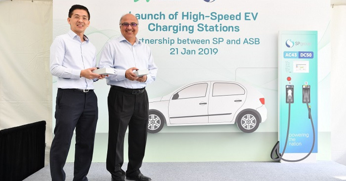 Ascendas-Singbridge and SP Group partner to roll out electric vehicle charging points - EDGEPROP SINGAPORE