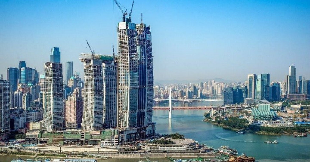 CapitaLand announces topping out of Raffles City Chongqing; says on track to open by 2H19 - EDGEPROP SINGAPORE