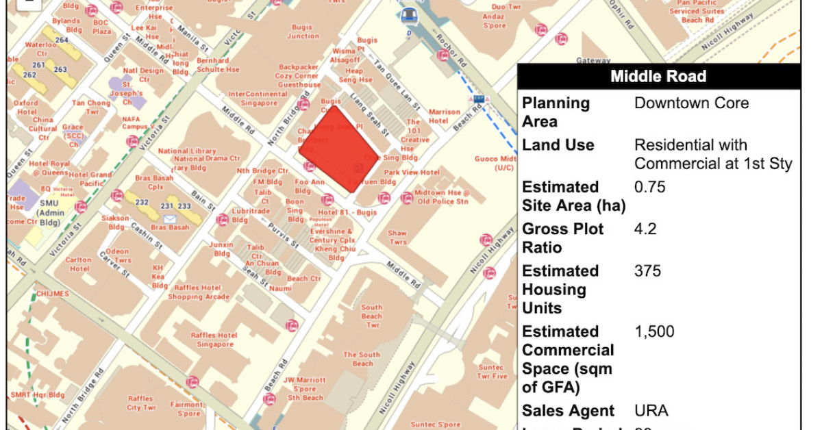 Wing Tai makes $492 mil bid for Middle Road site - EDGEPROP SINGAPORE