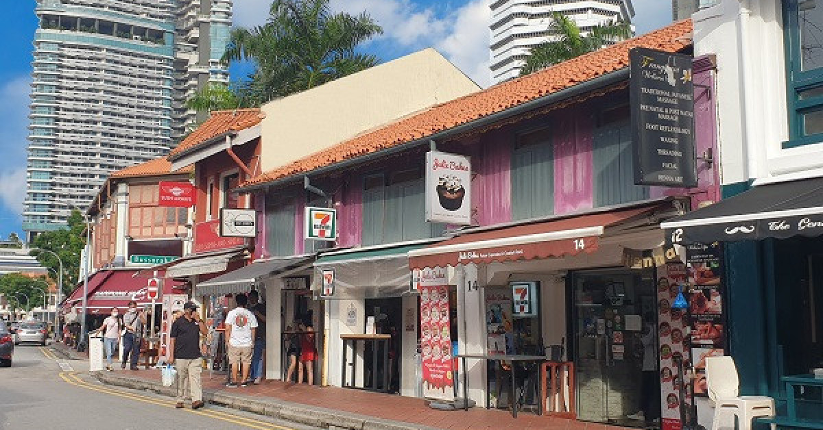  Three adjoining conservation shophouses in Kampong Glam on the market for $7.64 mil - EDGEPROP SINGAPORE