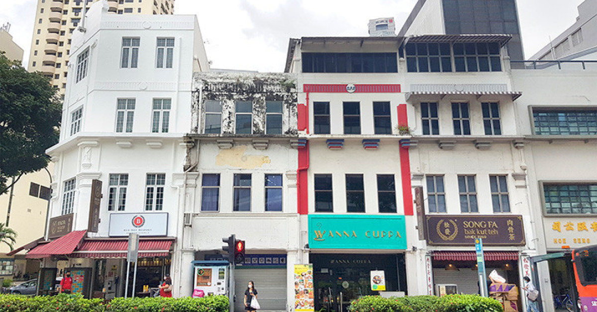 Two conservation shophouses at Clarke Quay up for sale at $6.2 mil each - EDGEPROP SINGAPORE