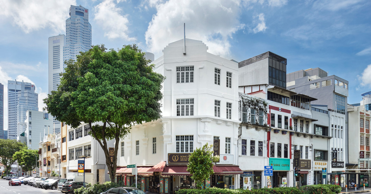 Corner shophouse on New Bridge Road up for sale at $16.9 mil - EDGEPROP SINGAPORE