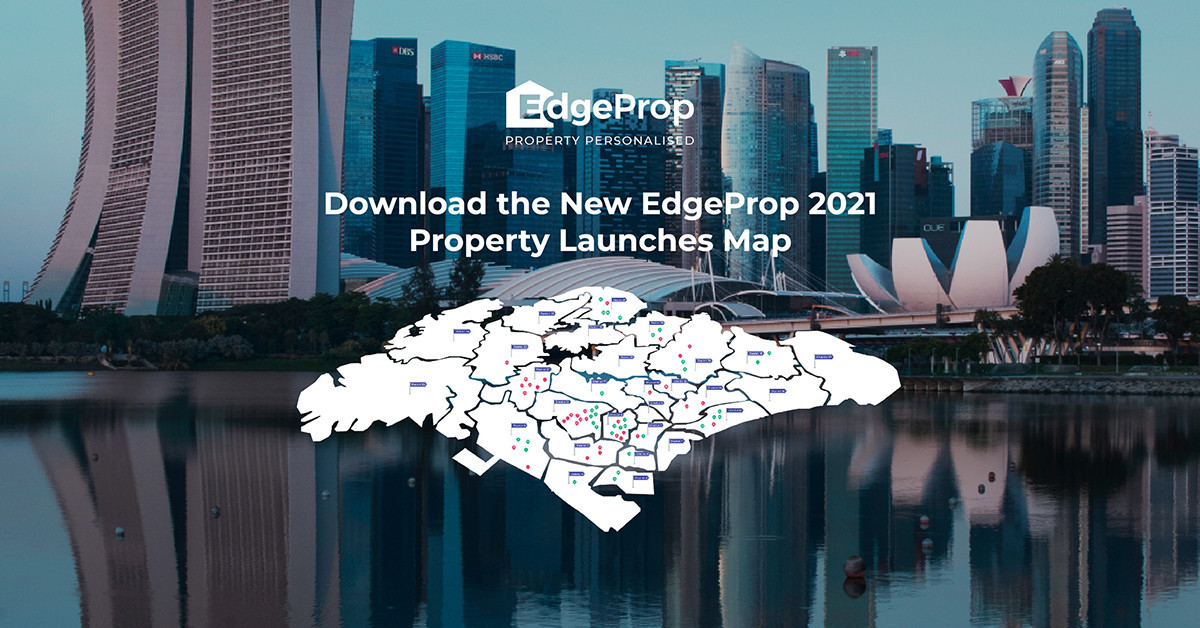  EdgeProp New Launches Map for 2021  - EDGEPROP SINGAPORE