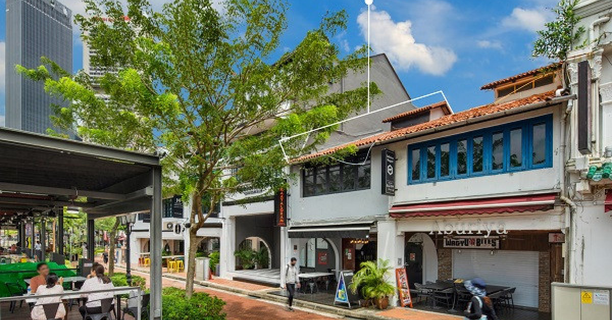 Conservation shophouse along Boat Quay for sale at $16 mil - EDGEPROP SINGAPORE