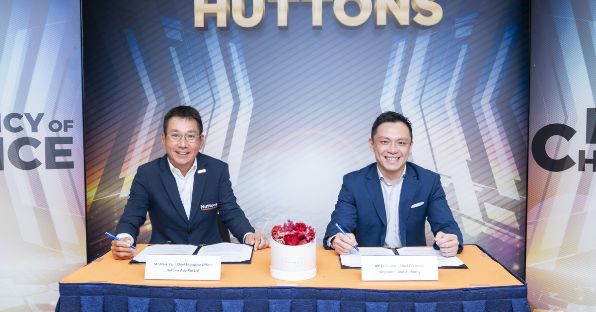 Singapore Land Authority and Huttons Group sign MOU to collaborate on geospatial real estate data - EDGEPROP SINGAPORE