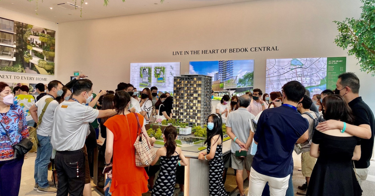 Sky Eden@Bedok achieves 75% sales on launch day, at average price of $2,100 psf - EDGEPROP SINGAPORE