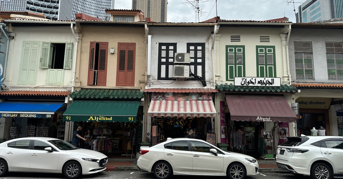 Two-storey conserved commercial shophouse for sale on Arab Street at $5.2 mil - EDGEPROP SINGAPORE