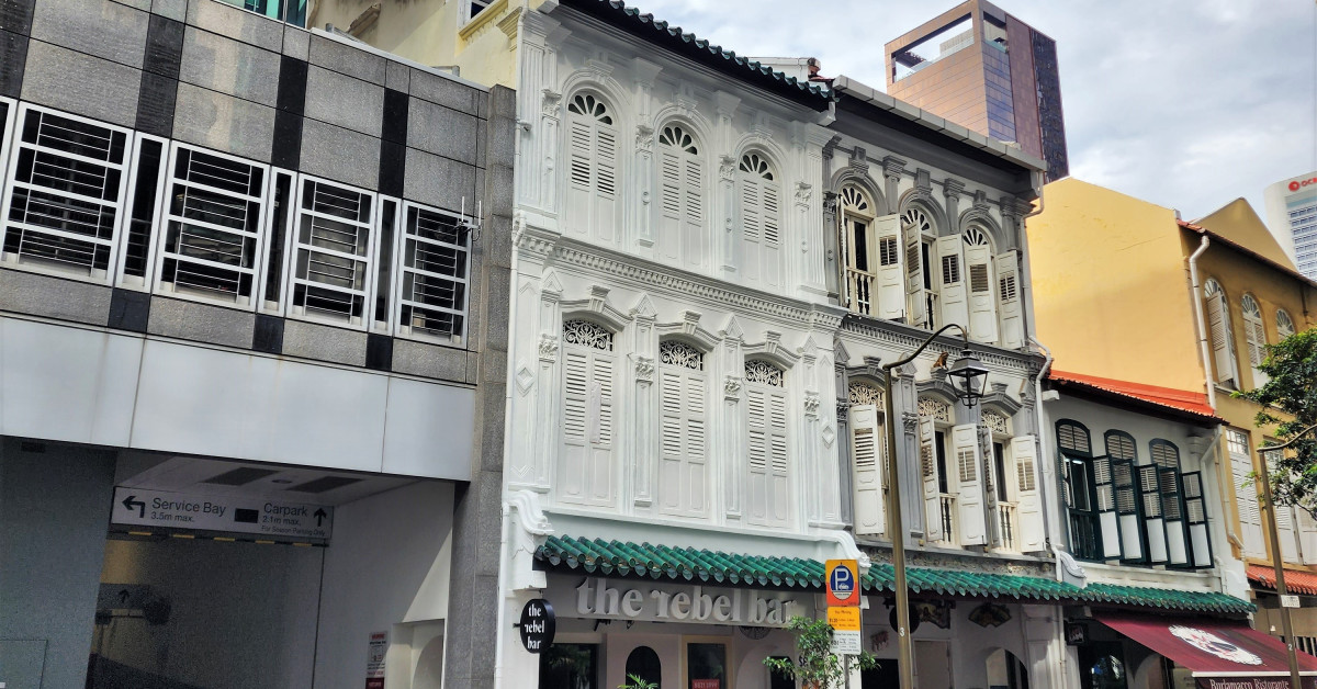 Four-storey conservation shophouse on Stanley Road for sale at $33.8 mil  - EDGEPROP SINGAPORE