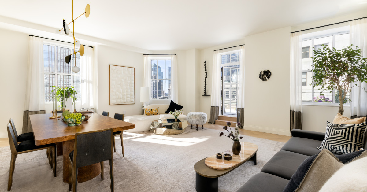 Inside a modern Art Deco-inspired home at New York’s One Wall Street - EDGEPROP SINGAPORE