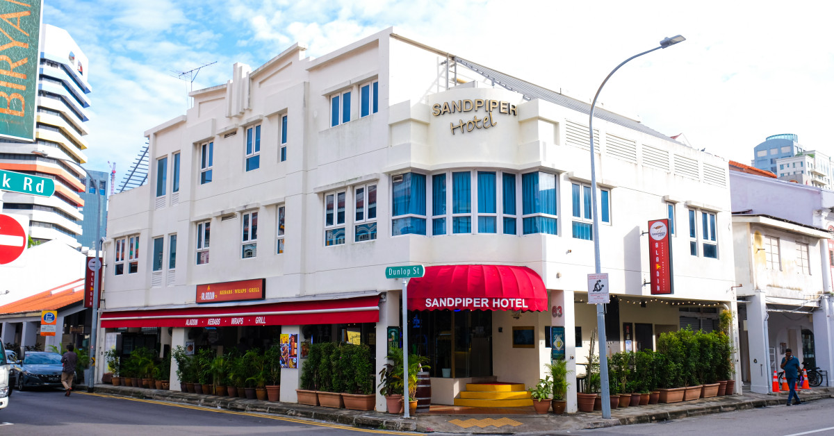 Freehold, three-storey Sandpiper Hotel on sale at $35 mil - EDGEPROP SINGAPORE
