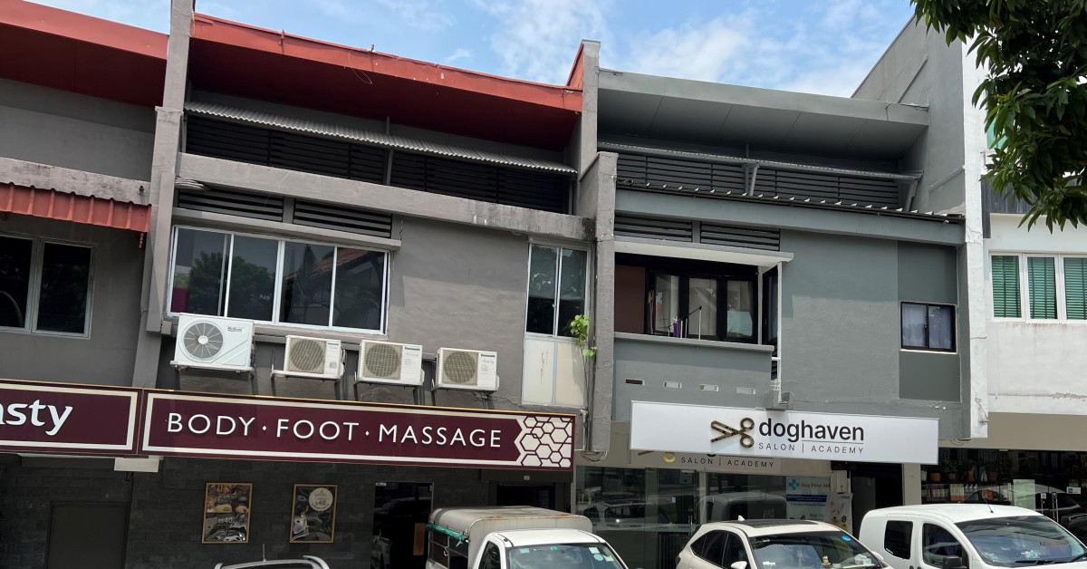 Two adjoining shophouses off Upper Thomson Road for sale at $10.5 mil - EDGEPROP SINGAPORE