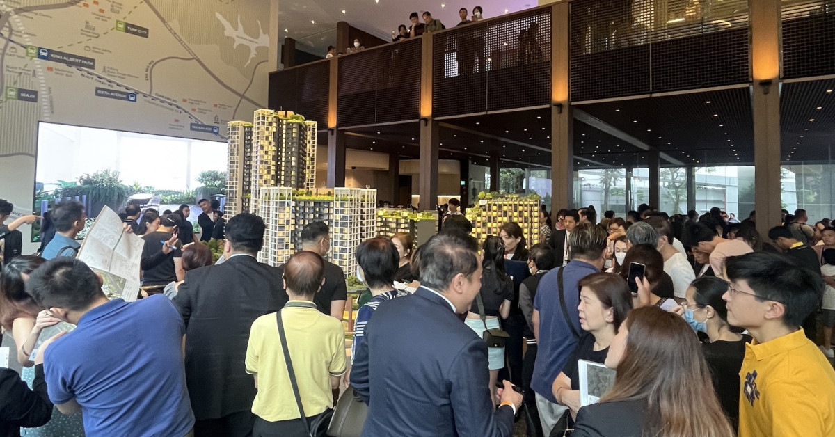 The Reserve Residences sales gallery drew nearly 6,000 on preview weekend - EDGEPROP SINGAPORE