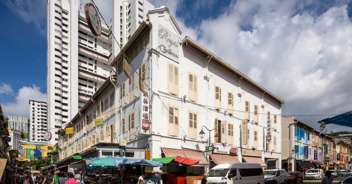 Row of conservation shophouses at Chinatown’s Trengganu Street for sale at $85 mil, down from $110 mil - EDGEPROP SINGAPORE
