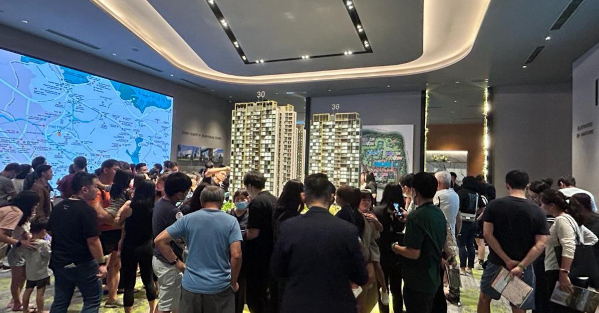 Pinetree Hill draws 1,500 visitors on the first day of public preview  - EDGEPROP SINGAPORE