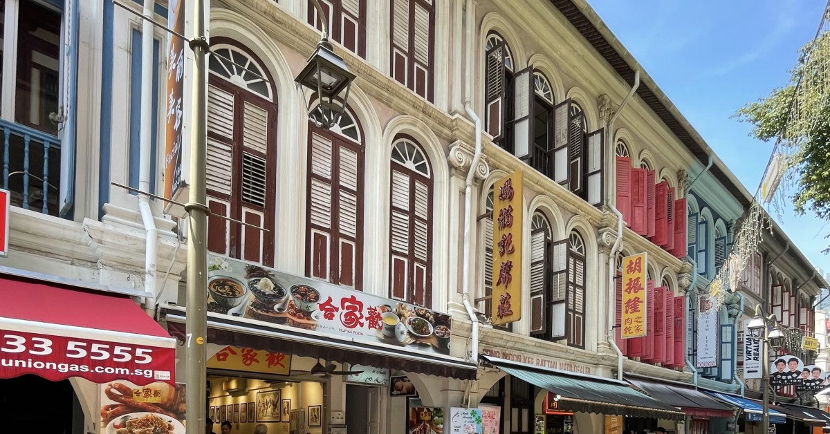 Conservation shophouse on Sago Street for sale at $10 mil - EDGEPROP SINGAPORE