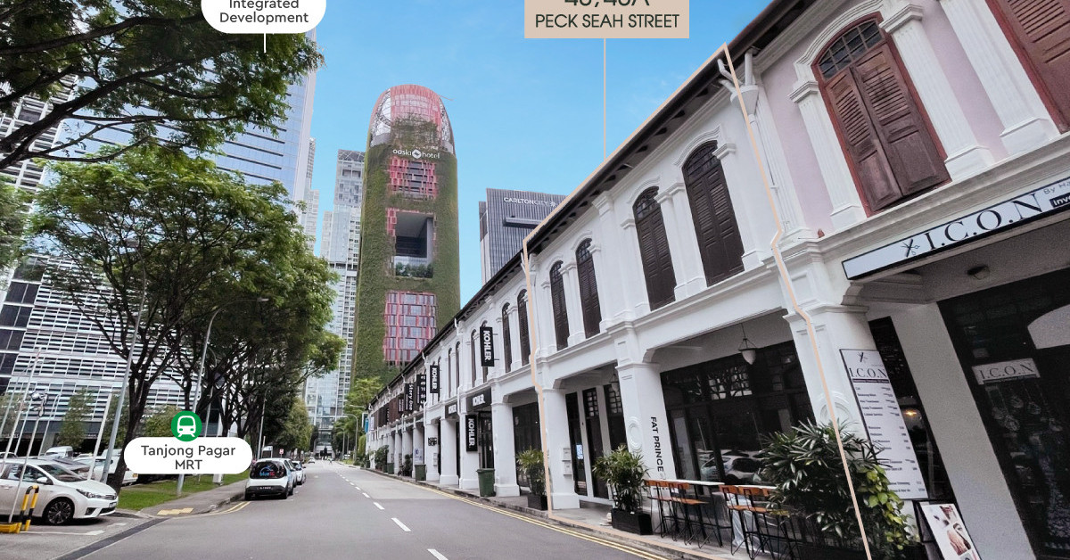 Pair of shophouses on Peck Seah Street going for $22.9 mil - EDGEPROP SINGAPORE