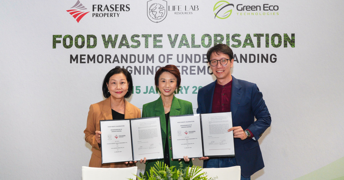 Frasers Property set to reduce up to 2,200 tonnes of food waste annually across five malls - EDGEPROP SINGAPORE