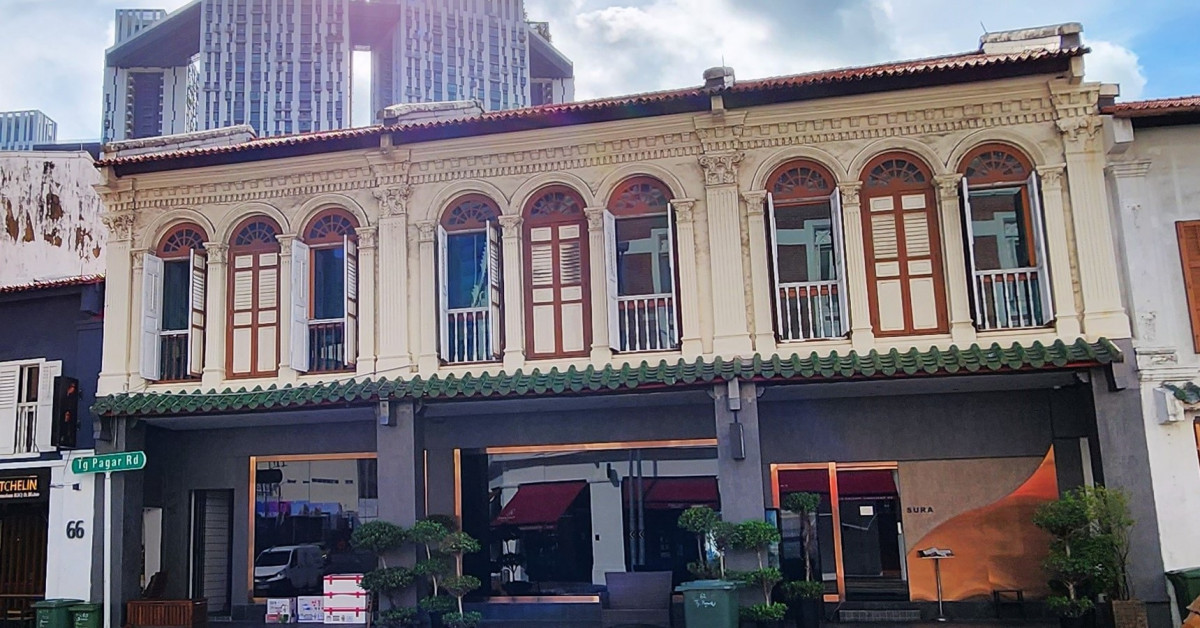 Three ‘trophy’ conservation shophouses at  Tanjong Pagar for sale at $6,000 psf - EDGEPROP SINGAPORE