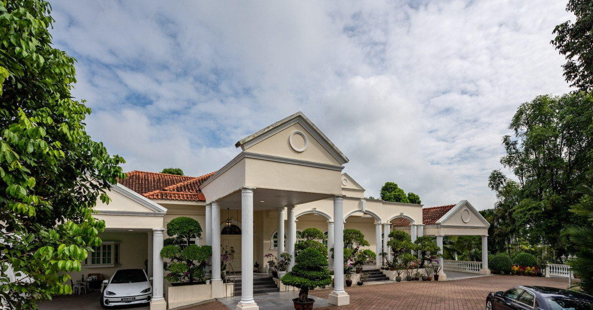 Versace-inspired Good Class Bungalow on Old Holland Road hits the market at $66.7 mil  - EDGEPROP SINGAPORE