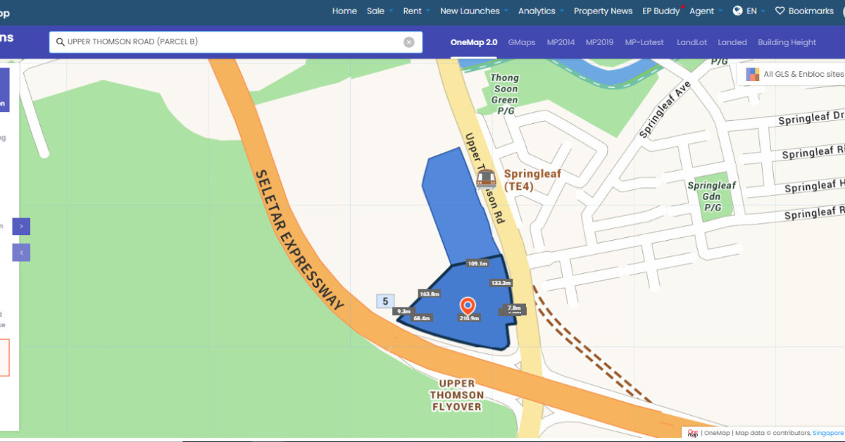 GuocoLand-Hong Leong JV submit sole bid for Upper Thomson Road GLS site at $905 psf ppr - EDGEPROP SINGAPORE