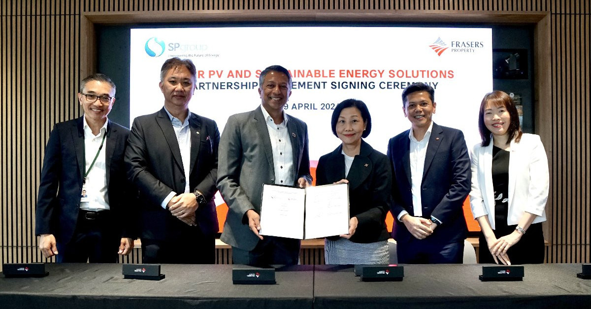 Frasers Property partners SP Group to install close to 4,500 sqm of solar panels across retail and commercial properties - EDGEPROP SINGAPORE