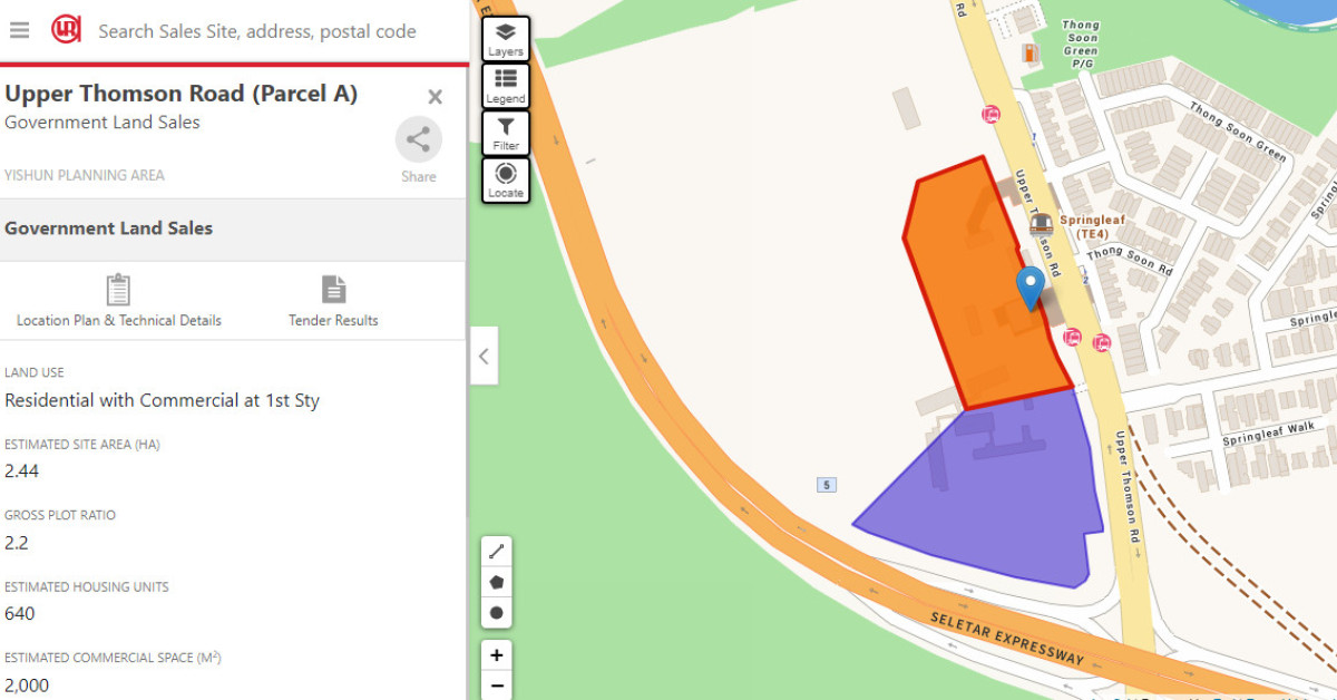 No bids submitted for Upper Thomson Road GLS site - EDGEPROP SINGAPORE