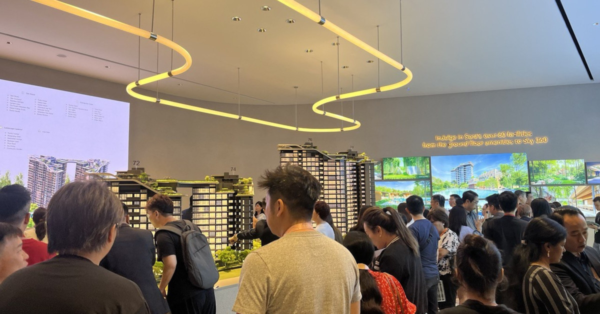 Sora's preview weekend draws 3,000 visitors to sales gallery - EDGEPROP SINGAPORE