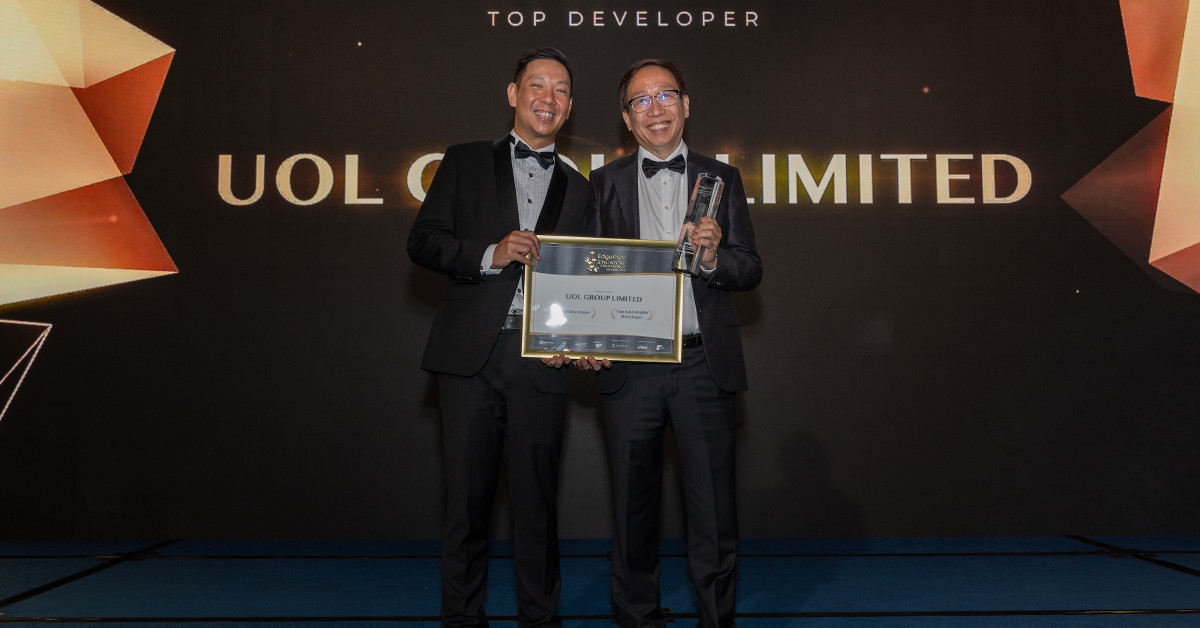 UOL wins Top Developer and Top Sustainable Developer awards, with multiple wins for four projects - EDGEPROP SINGAPORE