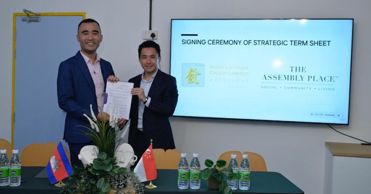 Hong Lai Huat signs strategic term sheet with The Assembly Place to bring concept of co-living to Cambodia - EDGEPROP SINGAPORE