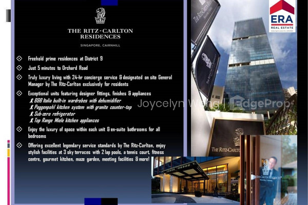 THE RITZ-CARLTON RESIDENCES SINGAPORE CAIRNHILL Apartment / Condo | Listing