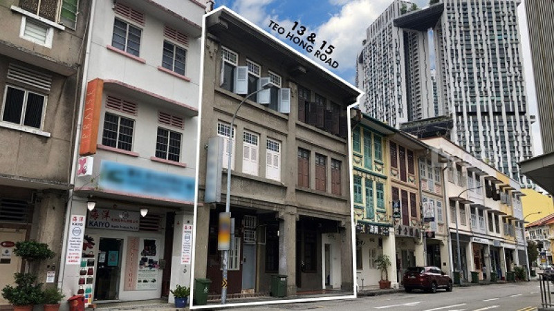 Pair of freehold conservation shophouses in Outram for sale at $33 mil - Property News