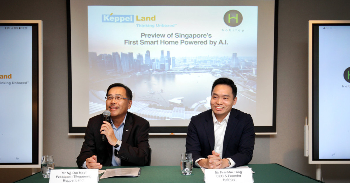 Keppel Land and Habitap launch AI-powered smart-home management system - EDGEPROP SINGAPORE