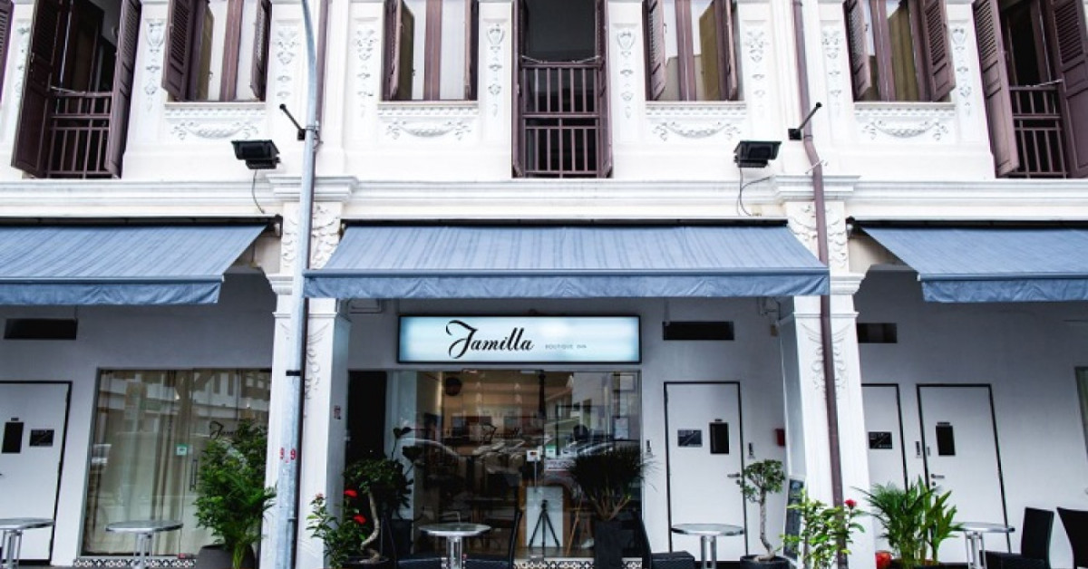 Restored shophouses in Kampong Glam on the market for $29.5 mil - EDGEPROP SINGAPORE