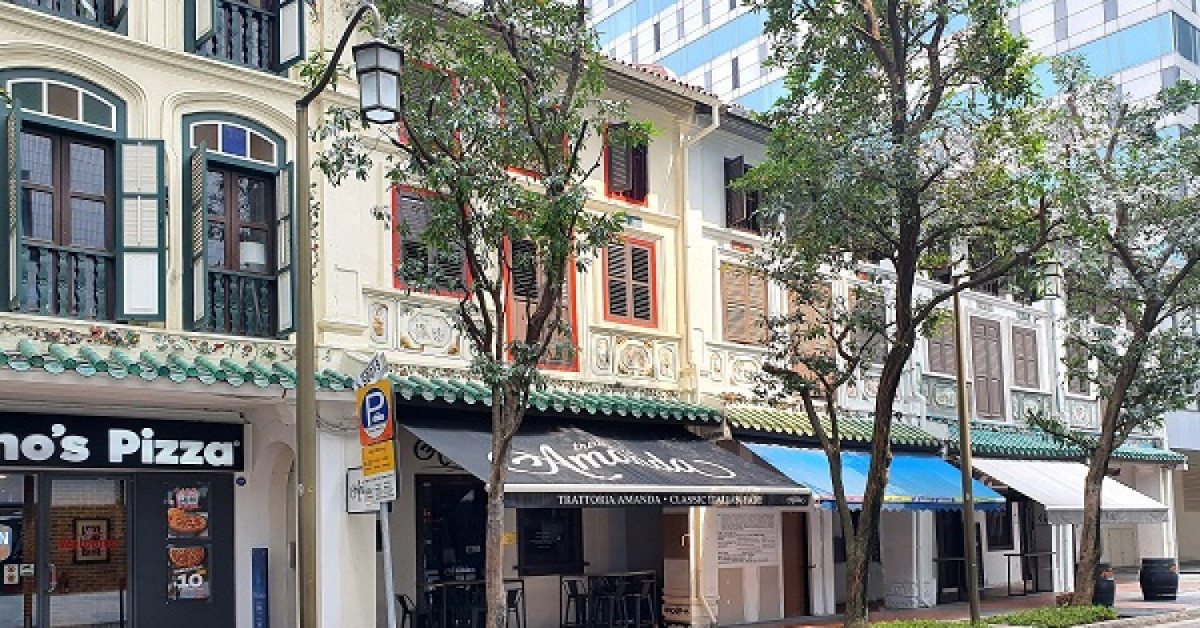 Three conservation shophouses in District 1 for sale at $31 mil - EDGEPROP SINGAPORE