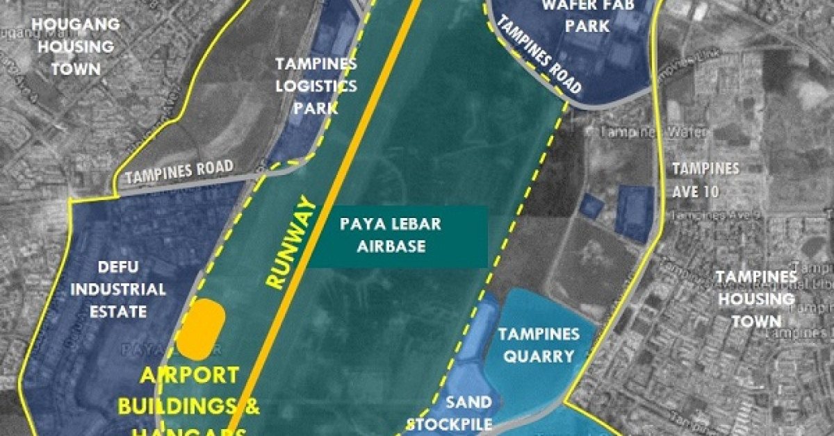 URA opens competition to the public to reimagine future use of Paya Lebar Air Base  - EDGEPROP SINGAPORE